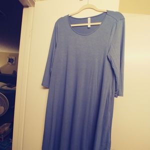 NWOT blue dress with pockets
